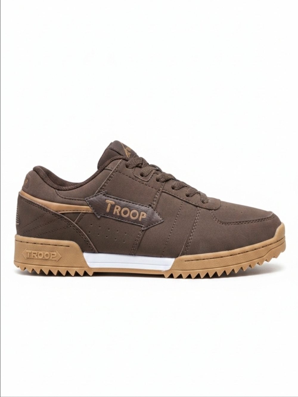 Troop Chestnut Colorway Mens Size 7.5 Low Top Classic Original Hip Hop Sneakers